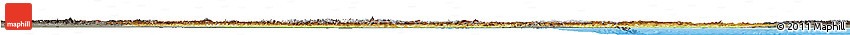 Physical Horizon Map of Iran, darken, semi-desaturated, land only