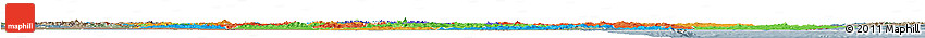 Political Horizon Map of Iran, semi-desaturated