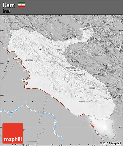 Gray Map of Ilam