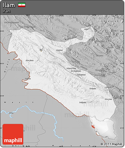 Gray Map of Ilam