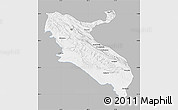 Gray Map of Ilam, single color outside