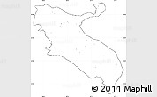 Blank Simple Map of Ilam, cropped outside, no labels