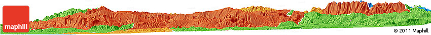 Political Horizon Map of Kohgiluyeh & Boyer Ahmad