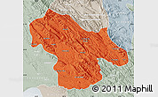 Political Map of Kohgiluyeh & Boyer Ahmad, lighten, semi-desaturated