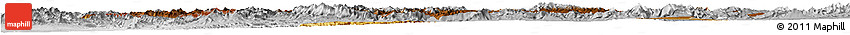 Physical Horizon Map of Kordestan, lighten, desaturated
