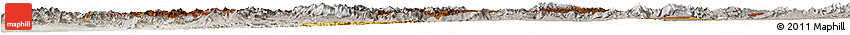 Physical Horizon Map of Kordestan, lighten, semi-desaturated