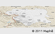 Classic Style Panoramic Map of Kordestan