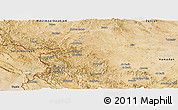 Satellite Panoramic Map of Kordestan