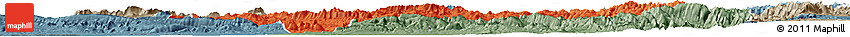 Political Horizon Map of Lorestan, semi-desaturated