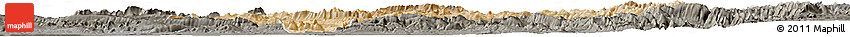 Satellite Horizon Map of Lorestan, darken, semi-desaturated