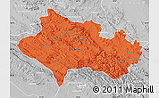 Political Map of Lorestan, lighten, desaturated