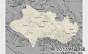 Shaded Relief Map of Lorestan, darken, desaturated