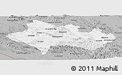 Gray Panoramic Map of Lorestan