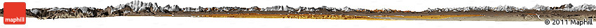 Physical Horizon Map of Markazi, semi-desaturated