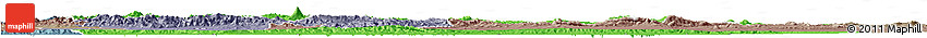 Political Horizon Map of Mazandaran, semi-desaturated