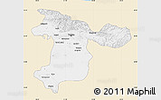 Classic Style Map of Tehran, single color outside