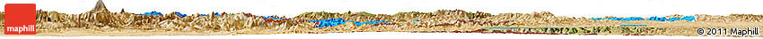 Political Horizon Map of West Azarbayejan, satellite outside
