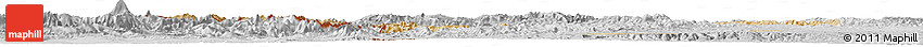 Satellite Horizon Map of West Azarbayejan, lighten, desaturated