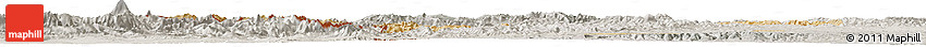 Satellite Horizon Map of West Azarbayejan, lighten, semi-desaturated