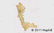 Satellite Map of West Azarbayejan, cropped outside