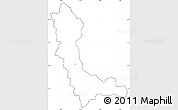 Blank Simple Map of West Azarbayejan, cropped outside, no labels