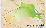 Physical 3D Map of Al-Anbar, satellite outside