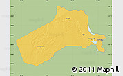 Savanna Style Map of Al-Anbar, single color outside