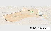 Satellite Panoramic Map of Al-Anbar, lighten