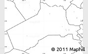 Blank Simple Map of Al-Anbar, no labels