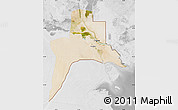Satellite Map of Al-Basrah, lighten, desaturated
