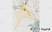 Satellite Map of Al-Basrah, lighten, semi-desaturated