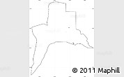 Blank Simple Map of Al-Basrah, cropped outside, no labels
