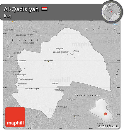 Gray Map of Al-Qadisiyah