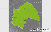 Physical Map of Al-Qadisiyah, desaturated