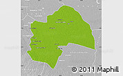 Physical Map of Al-Qadisiyah, lighten, desaturated