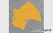 Political Map of Al-Qadisiyah, desaturated