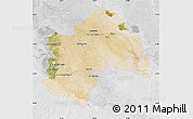 Satellite Map of Al-Qadisiyah, lighten, desaturated