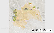 Satellite Map of Al-Qadisiyah, lighten, semi-desaturated