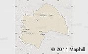 Shaded Relief Map of Al-Qadisiyah, lighten, semi-desaturated
