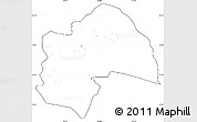 Blank Simple Map of Al-Qadisiyah, cropped outside, no labels