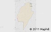 Shaded Relief Map of An-Najaf, lighten, desaturated