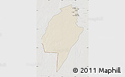 Shaded Relief Map of An-Najaf, lighten, semi-desaturated