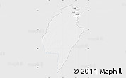 Silver Style Map of An-Najaf, single color outside