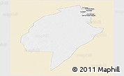 Classic Style Panoramic Map of An-Najaf, single color outside