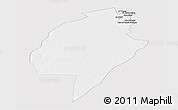 Silver Style Panoramic Map of An-Najaf, single color outside