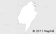 Silver Style Simple Map of An-Najaf, cropped outside