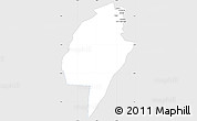 Silver Style Simple Map of An-Najaf, single color outside