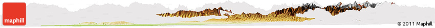 Physical Horizon Map of Arbil, cropped outside
