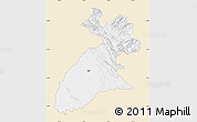 Classic Style Map of Arbil, single color outside