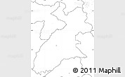 Blank Simple Map of Arbil, no labels